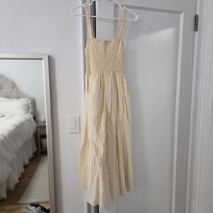 NWOT J Crew Yellow Maxi Dress